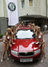 Skoda Fabia a Balaton szépének