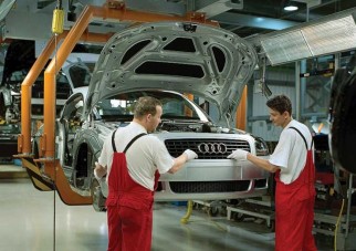 Tízéves a győri Audi-gyár