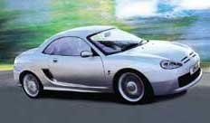 MG TF zárt tetővel