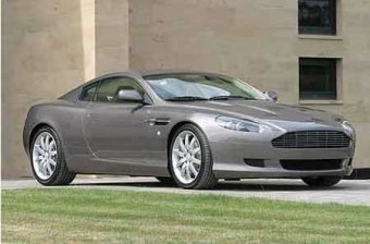 Aston Martin DB 9 Frankfurtban
