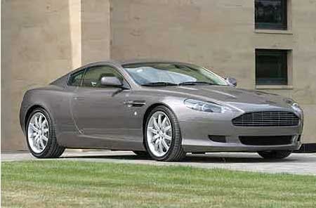 Aston Martin DB 9 Frankfurtban