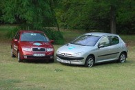 Összehasonlító teszt: Peugeot 206 1.4 HDi – Skoda Fabia 1.4 TDI 30