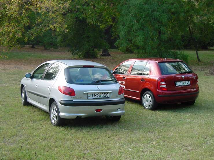 Összehasonlító teszt: Peugeot 206 1.4 HDi – Skoda Fabia 1.4 TDI 17