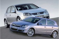 Párbaj: Volkswagen Golf - Opel Astra