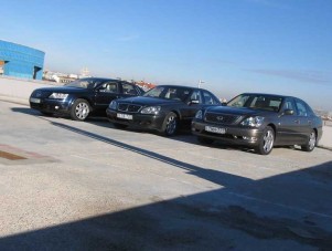 Lexus LS 430, Mercedes S 500, VW Phaeton W12 - Luxus háromféleképpen
