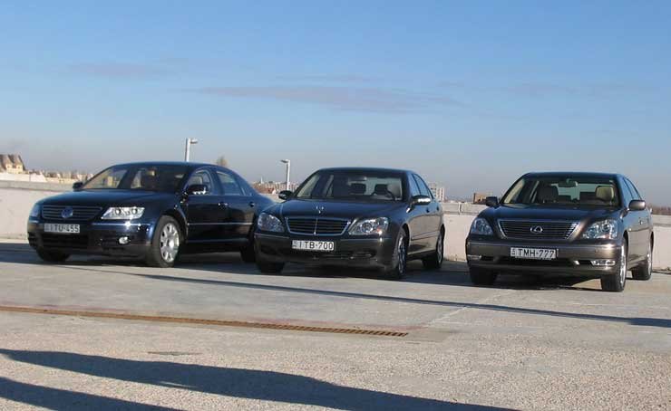 Lexus LS 430, Mercedes S 500, VW Phaeton W12 – Luxus háromféleképpen 28