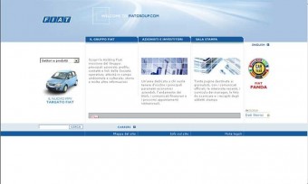 Megújult  a Fiat Csoport  internetes oldala