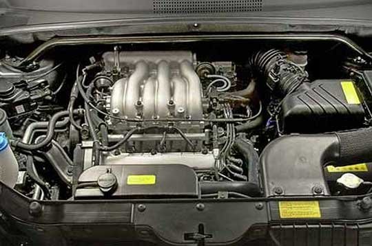 A legerősebb motor a 2,7 literes V6-os, 173 lóerős
