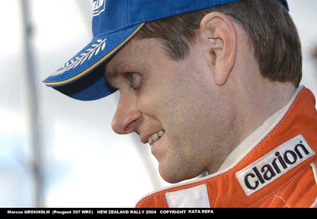 Marcus Grönholm hullámzóan teljesített a hétvégén, mire felküzdötte magát, akkor közbejött valami, végül azonban jól fejeződött be számára a verseny