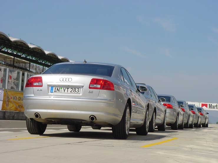 Vezettük: Audi A8 Driving Experience