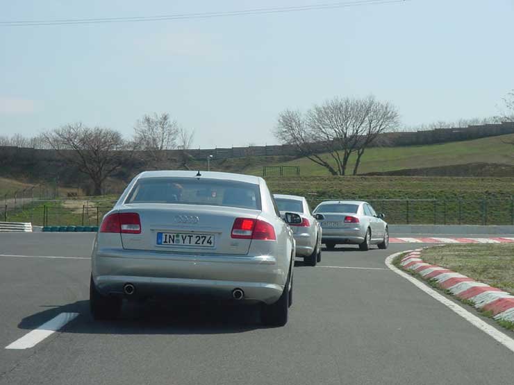 Vezettük: Audi A8 Driving Experience 22