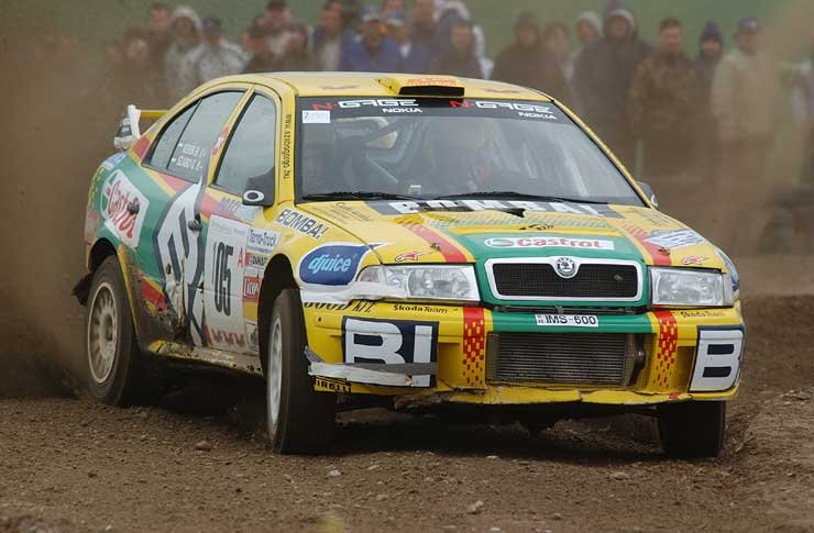 Szabó Gergő az egész verseny alatt műszaki hibával bajlódott, az autó nem akart rendesen működni  Fotó: Mediafot.hu