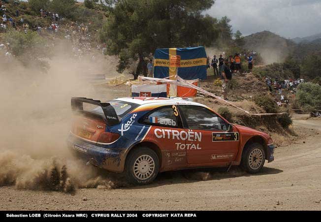 Sebastien Loeb második helyre hozta be a Xsara WRC-t, így ő és csapata is a második helyen áll a pontversenyben