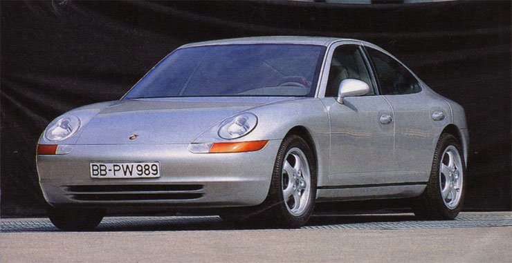1993-ra 1:1-es modellek készültek a 989-ből, de végül nem valósult meg a négyajtós 911