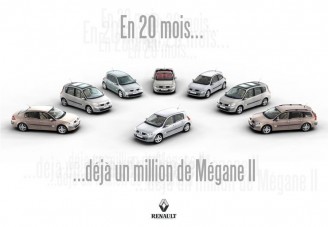 Egymillió felett a Mégane II