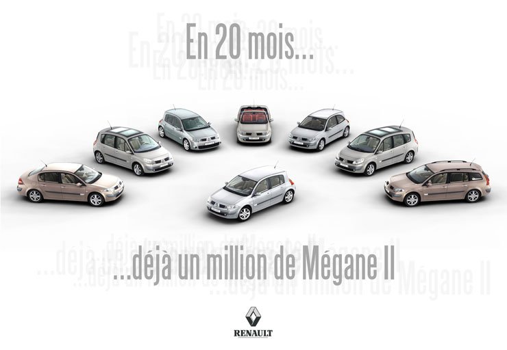 Egymillió felett a Mégane II