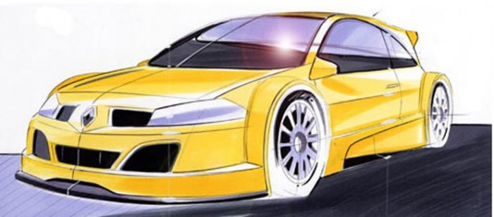 Renault versenyautó 350 Z motorral