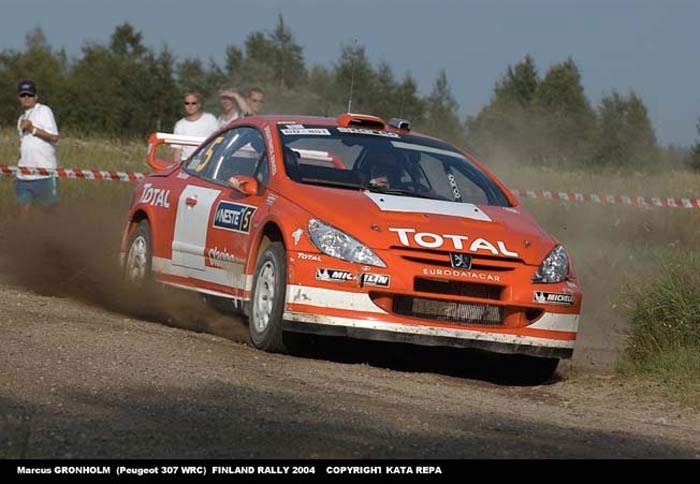 Grönholm közel a győzelemhez - Helyszíni tudósítás - Finn Rali 2. nap