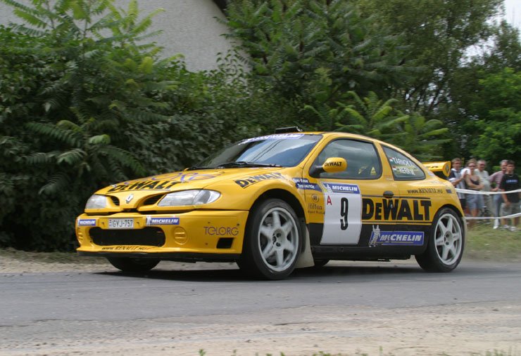 Az A7-es kategóriában Tárnok Tamás győzött a Mégane Maxival