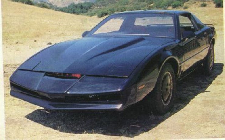 Második helyen KITT áll a Knight Rider sorozatból