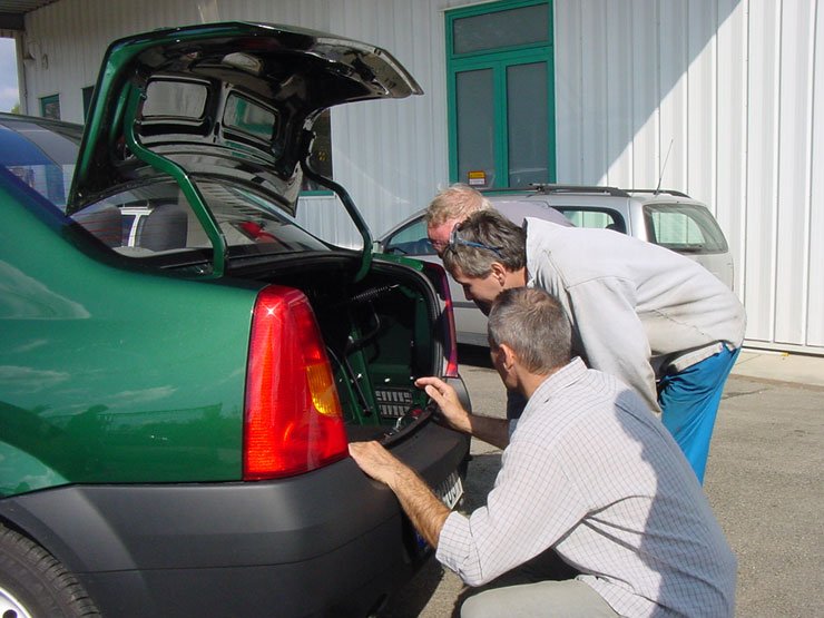 Nagy sikere volt az 510 literes csomagtartónak. Az 1 749 000 alapárú Dacia nevét helyesen logán-nak kell ejteni