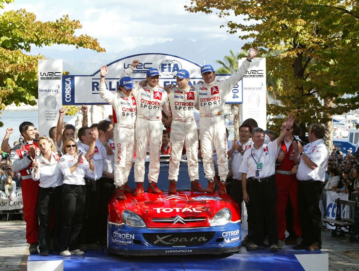 Sanyi bácsi 1990-ben és 1992-ben Toyotával nyert egyéni VB-címet. A márka VB-ben 21003-ban és 2004-ben is győzött a Citroënnel