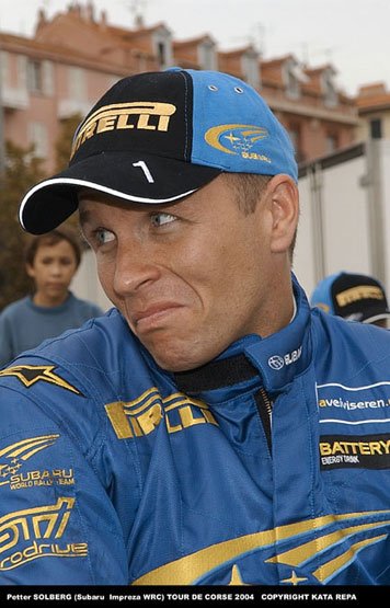 A világbajnok Petter Solberg és csapata nagyon várja az esőt, vizes úton jobb a Pirelli, de most a Michelin-nél az előny