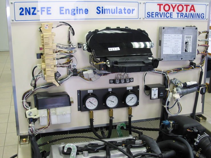 Yaris motor ajándékba 4 Az automata váltóval felszerelt padon terhelt mérések is végezhetőek