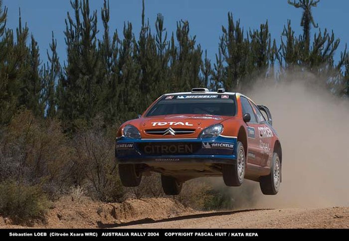 Sebastien Loeb nyert Ausztráliában is 7 Loeb-ön és Elenán nem volt nyomás, ilyenkor könnyebb hibázni, de nem csúszott be baki