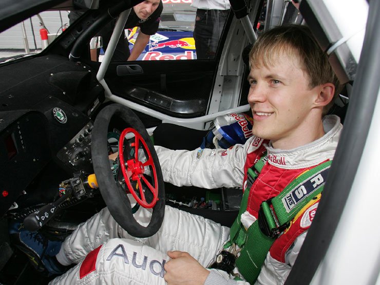 Ekström nem csak pályaversenyen bizonyított már, de raliban is megállta a helyét