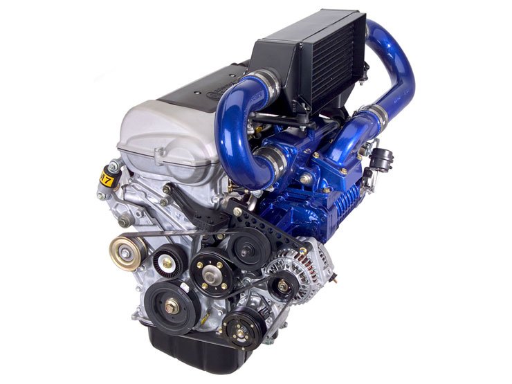 Kompresszorral, töltőlevegő-hűtővel, olajhűtőkkel látták el az 1,8-as Toyota motort, így érték el a 246 lóerőt