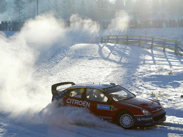 Francois Duval ezúttal nem olyan gyors mint az első versenyen volt, de jó tempóban autózott egész nap