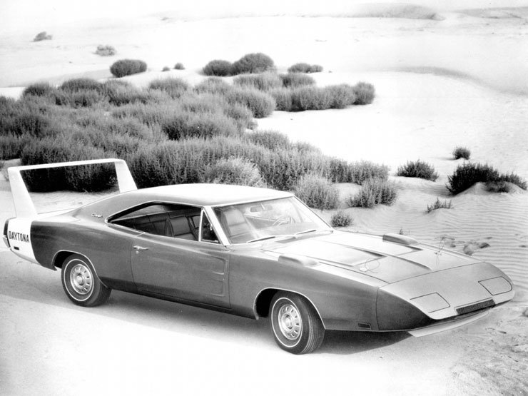 1969-ben mutatkozott be a Dodge Charger Daytona, 7 literes V8-as motorja 425 lóerőt tudott