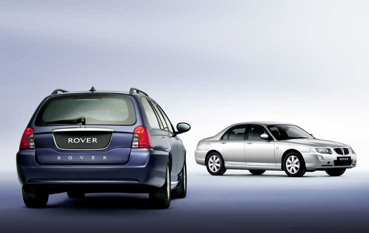 Nem volt pénz új modellek kifejlesztésére, csak a 75 maradt versenyképes. A BMW még 2000-ben megszabadult a Rover és MG márkáktól jelképes 10 fontért