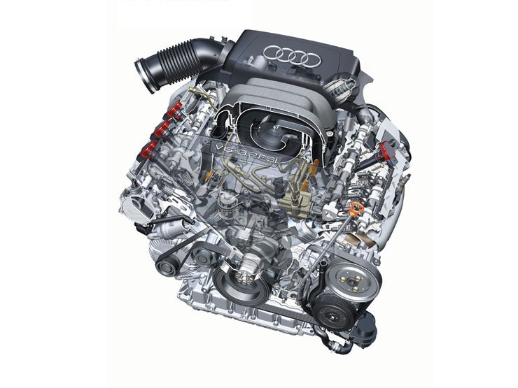 A mindössze 169,5 kilogrammos 3,2 V6 FSI 40 lóerővel többet tud elődjénél