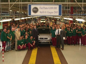 Hatmillió Fiat Punto