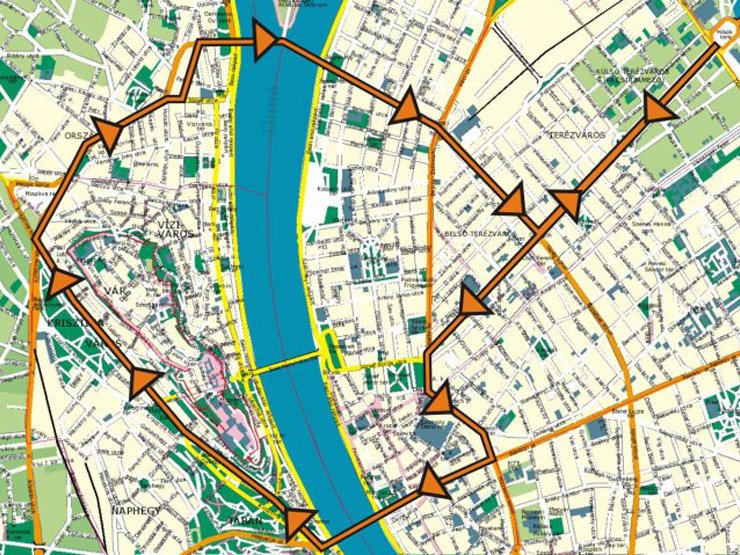 4557_43444_1000x700.jpg | Vezess | Vezess A kerékpáros felvonulás tervezett útvonala