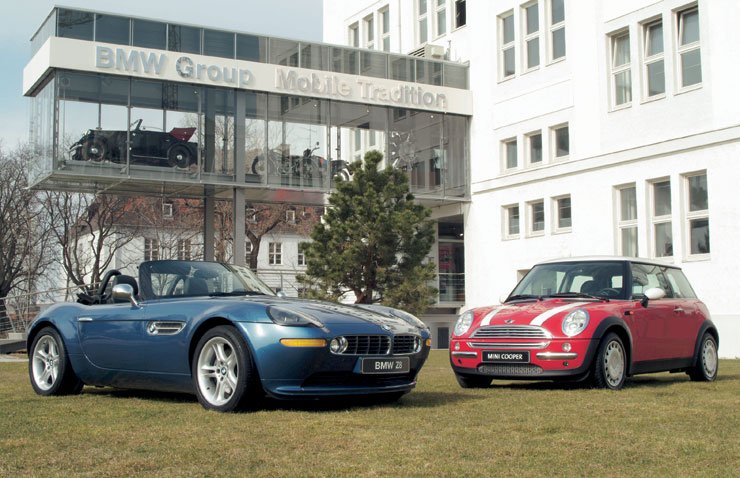 Két helyet is elcsípett a listán a BMW. A MINI-t a Z8 követi