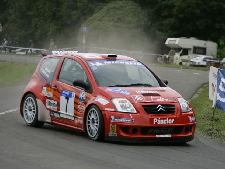 Bútor Róbert simán nyerte a S1600-at, most egy Citroen C2 volánja mögött