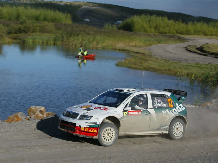 Colin McRae marketing szempontból tökéletesen bejött a Skodának a Britek megőrültek érte