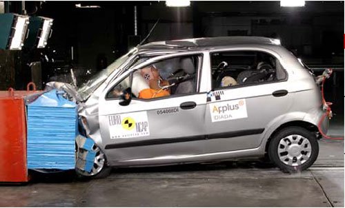 Évek óta nem volt ilyen rossz  eredmény a EuroNCAP-nál, mint most a Matiz esetében