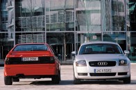 400 helyett 2 millió – 25 éves a quattro 12 A TT-t is quattrónak hívják, de hajtása messze nem tud annyit, mint egy igazi quattro