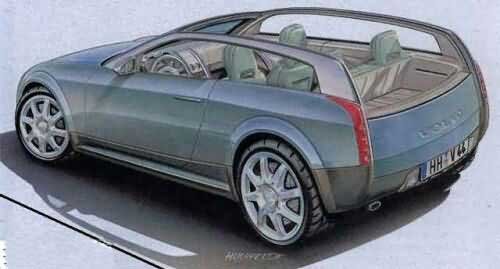 A koncepciójában az Audi Steppenwolfhoz hasonló sportos terepkombi lehet a C50, ha megvalósul