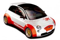 Különleges fényezéssel és egyedi karosszériával készül az új Abarth modell is