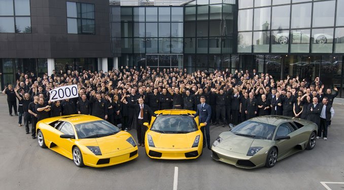 4 és fél év alatt adták el a 2000 darab Murcielago-t