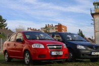 Teszt: Chevrolet Aveo 1.2 – Dacia Logan 1.4 45