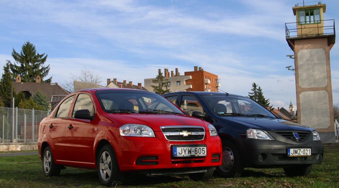 Teszt: Chevrolet Aveo 1.2 – Dacia Logan 1.4 7