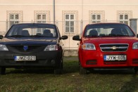 Teszt: Chevrolet Aveo 1.2 – Dacia Logan 1.4 70