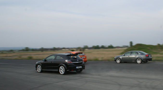 Teszt: Audi RS4, Focus ST, Astra OPC 39