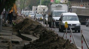 Egy évig lesz dugó Budán